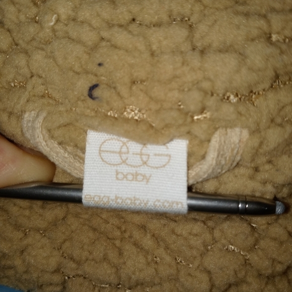 Egg Baby Toddler Sherpa Jacket Size 4 - Picture 7 of 9